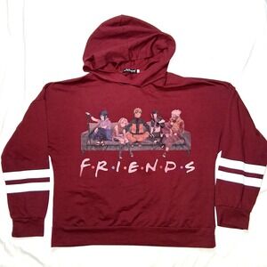 Fancyqube Friends Naruto Anime Graphic Hoodie Pullover Sweatshirt